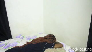 Snitch thick ass hot mature ebony enjoying a hard bang sesh